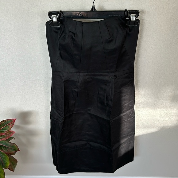 J Crew strapless black dress size 0 - Picture 1 of 4